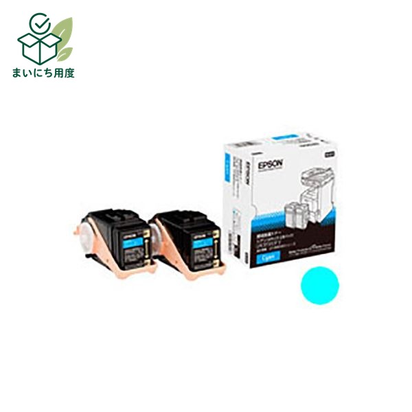 (Business use 3-pack) [Genuine product] EPSON Epson toner cartridge [LPC3T31CPV CX2 Cyan/2 cartridges] Environmentally friendly toner ink cartridge blue