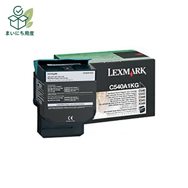 (Set of 3 for business use) [Genuine Product] LEXMARK Toner Cartridge [C540A1KG BK Black] 1K RP Toner Lexmark Ink Toner Cartridge Black