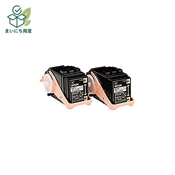 (Business use 3-pack) [Genuine product] EPSON Epson Toner Cartridge [LPC3T35KPV BKX2] 2-pack Environmentally friendly toner ink toner cartridge Black