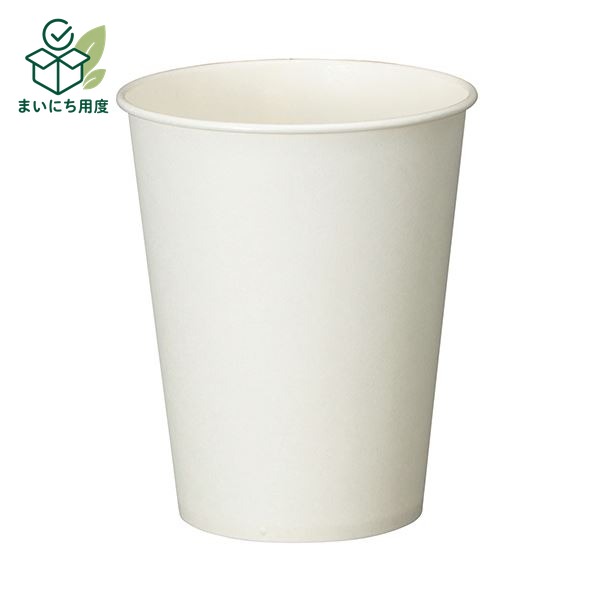 (まとめ) TANOSEE 紙コップ ホワイト 275ml（9オンス） 1セット（500個：100個×5パック） 【×5セット】 飲食用品 簡易食器