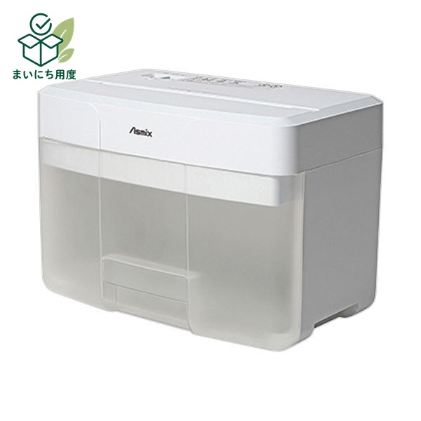 熱中症対策の備えに 塩分チャージも一緒に この商品とあわせて、外出前の塩分補給も準備できます。 関連商品枠として、既存の商品説明とは分けて表示します。 カバヤ 塩分チャージタブレッツ 3種240g 4種320g アソート 選べる 約78～104粒 個包装 塩タブレッ… 1,680円 - 1,980円 商品を見る カバヤ 塩分チャージタブレッツ 1kg 約333粒 大容量 業務用 個包装 まとめ買い 塩タブレット 塩分補給 熱… 4,200円 商品を見る ■商品内容卓上使用のコンパクトモデル。●色はホワイトです。■商品スペックサイズ：A4寸法：W305×D195×H220mm重量：約3.3kg色：ホワイトカット形状：マイクロカット投入幅：220mm(A4)細断サイズ：2×11mm最大細断枚数：A4約5枚定格細断枚数：4枚細断速度：約2.7m/分連続運転時間：約5分裁断可能物：ホッチキス(11号まで)ダストボックス容量：約6L(A4約80枚)ゴミ袋：使用不可ダストボックス扉：引き出し式運転音(50/60Hz)：約58dB消費電力：130W保証期間：1年備考：※運転音は空転時■送料・配送についての注意事項●本商品の出荷目安は【1 - 5営業日　※土日・祝除く】となります。●お取り寄せ商品のため、稀にご注文入れ違い等により欠品・遅延となる場合がございます。●本商品は仕入元より配送となるため、沖縄・離島への配送はできません。 夏の備えに 塩分チャージタブレッツ 最後に、夏の備えとして塩分補給アイテムも確認できます。 関連商品枠として、既存の商品説明とは分けて表示します。 カバヤ 塩分チャージタブレッツ 3種240g 4種320g アソート 選べる 約78～104粒 個包装 塩タブレッ… 1,680円 - 1,980円 商品を見る カバヤ 塩分チャージタブレッツ 1kg 約333粒 大容量 業務用 個包装 まとめ買い 塩タブレット 塩分補給 熱… 4,200円 商品を見る