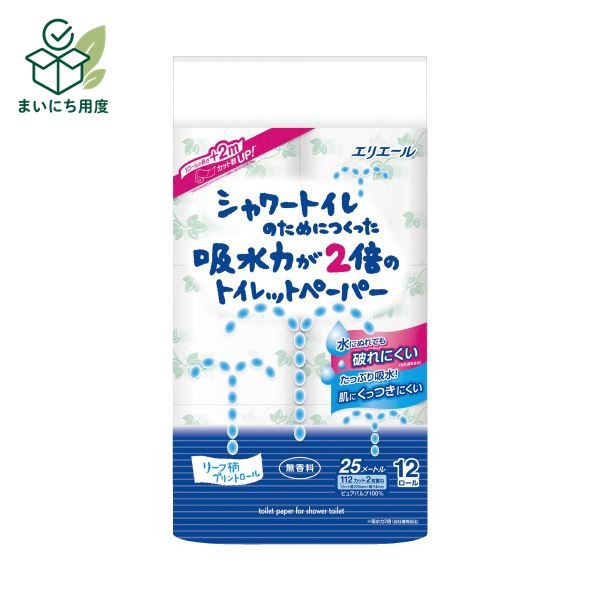 熱中症対策の備えに 塩分チャージも一緒に この商品とあわせて、外出前の塩分補給も準備できます。 関連商品枠として、既存の商品説明とは分けて表示します。 カバヤ 塩分チャージタブレッツ 3種240g 4種320g アソート 選べる 約78～104粒 個包装 塩タブレッ… 1,680円 - 1,980円 商品を見る カバヤ 塩分チャージタブレッツ 1kg 約333粒 大容量 業務用 個包装 まとめ買い 塩タブレット 塩分補給 熱… 4,200円 商品を見る ■サイズ・色違い・関連商品■12ロール 10セット[当ページ]■12ロール×6P 2セット■商品内容【ご注意事項】・この商品は下記内容×10セットでお届けします。大王製紙 吸水力が2倍のトイレットペーパー12ロール■商品スペック水にぬれても破れにくい！ 厚手でしっかりした使い心地。●タイプ：ダブル●芯：有●外寸（幅）[mm]：230●長[m]：25●ミシン目：有●柄・模様：有●香り：有●色：有●材質：パルプ100％●タイプ：ダブル25m●エンボス加工：有■送料・配送についての注意事項●本商品の出荷目安は【3 - 6営業日　※土日・祝除く】となります。●お取り寄せ商品のため、稀にご注文入れ違い等により欠品・遅延となる場合がございます。●本商品は仕入元より配送となるため、沖縄・離島への配送はできません。 夏の備えに 塩分チャージタブレッツ 最後に、夏の備えとして塩分補給アイテムも確認できます。 関連商品枠として、既存の商品説明とは分けて表示します。 カバヤ 塩分チャージタブレッツ 3種240g 4種320g アソート 選べる 約78～104粒 個包装 塩タブレッ… 1,680円 - 1,980円 商品を見る カバヤ 塩分チャージタブレッツ 1kg 約333粒 大容量 業務用 個包装 まとめ買い 塩タブレット 塩分補給 熱… 4,200円 商品を見る