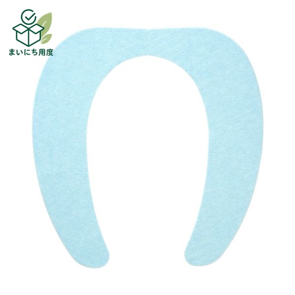 (まとめ) 便座シート/吸着べんざシート 【ブルー】 洗える トイレ用品 『レック ぴたQ』 【72個セット】 便座にのせるだけ 吸着式便座カバー 便座用シート トイレグッズ 吸着便座シート