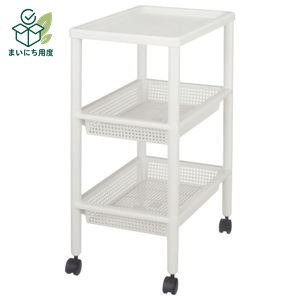 熱中症対策の備えに 塩分チャージも一緒に この商品とあわせて、外出前の塩分補給も準備できます。 関連商品枠として、既存の商品説明とは分けて表示します。 カバヤ 塩分チャージタブレッツ 3種240g 4種320g アソート 選べる 約78～104粒 個包装 塩タブレッ… 1,680円 - 1,980円 商品を見る カバヤ 塩分チャージタブレッツ 1kg 約333粒 大容量 業務用 個包装 まとめ買い 塩タブレット 塩分補給 熱… 4,200円 商品を見る ■商品内容【ご注意事項】この商品は下記内容×10個セットでお届けします。【商品説明】台所のスペースを有効活用！スリムな幅33cmの3段キッチンワゴン。キッチン周りの小物類や調味料、レトルトや缶詰などをワゴンにすっきり収納できます。キャスター付きで出し入れや移動が簡単。組み立て式（ハメコミ）■商品スペック【サイズ（約）】幅33×奥行48×高さ68cm【生産国】日本製■送料・配送についての注意事項●本商品の出荷目安は【3 - 8営業日　※土日・祝除く】となります。●お取り寄せ商品のため、稀にご注文入れ違い等により欠品・遅延となる場合がございます。●本商品は仕入元より配送となるため、沖縄・離島への配送はできません。 夏の備えに 塩分チャージタブレッツ 最後に、夏の備えとして塩分補給アイテムも確認できます。 関連商品枠として、既存の商品説明とは分けて表示します。 カバヤ 塩分チャージタブレッツ 3種240g 4種320g アソート 選べる 約78～104粒 個包装 塩タブレッ… 1,680円 - 1,980円 商品を見る カバヤ 塩分チャージタブレッツ 1kg 約333粒 大容量 業務用 個包装 まとめ買い 塩タブレット 塩分補給 熱… 4,200円 商品を見る