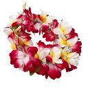 【訳あり。多少汚れがあります】可愛いプルメリアハク(ヘッドバンド) 濃いピンク イエロー ホワイト品番FH47