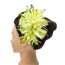 スパイダーリリーヘアークリップ グリーンホワイト HP283