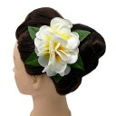 Kapaliliプルメリアヘアアクセサリー ホワイト・イエロー/品番HP344