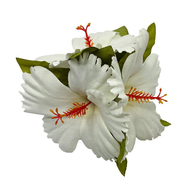 KapaliliDXハイビスカスヘアークリップ　ホワイト3P/品番HP465