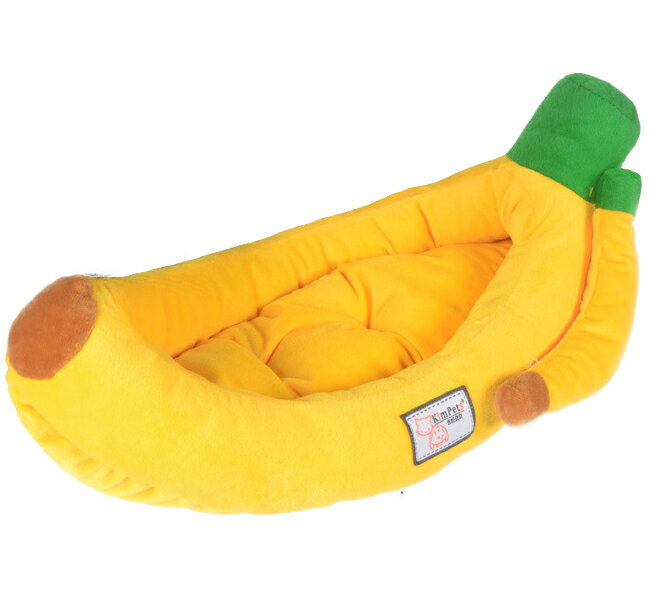 ペット用品 超可愛い バナナ型のベッド Mサイズ ペット ベッド 犬 ネコ 　ペット用品 PETBANANA -M