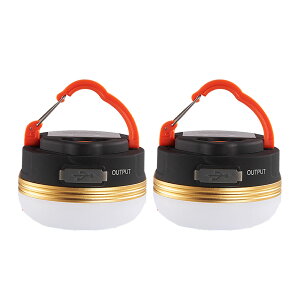 LEDランタン 2個セット USB充電式 アウトドアライト 3つ調光モード 小型 軽量 IP65防水 マグネット式 アウトドア&登山 夜釣り 防災対策 2-MUTELAN