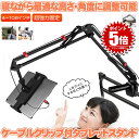 タブレットスタンド 寝ながら 高さ調節 ipad タブレット スタンド スマホスタンド 安定 アーム 折り畳み式 フレキシブルアーム 携帯スタンド ベッド 360度回転 スマホ スタンド 4から10.6インチ フレキシブル iPad Pro iPad Kindle Fire Switch android iPhone BLEND