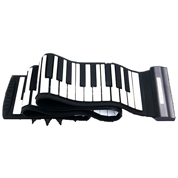 【数量限定特価】 電子 ロールピアノ 61鍵盤 USB MIDI くるくる巻ける 練習 ◇RZ-MD61