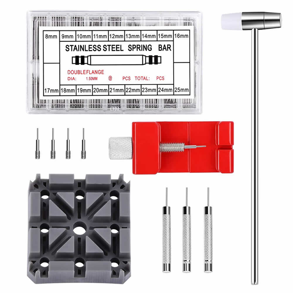 腕時計工具 ベルト調整 工具 ピン抜き 時計バンド交換 修理 キット 11点セット MA-237