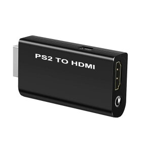 【マラソン中ポイント5倍】 PS2 HDMI 変換 コンバータ 3.5オーディオ出力 PS2 to HDMI 小型 軽量 HDMI コンバーター PS2 テレビ PSKIRIKAE