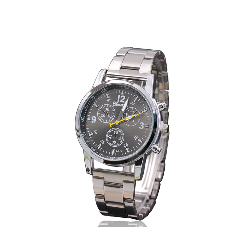 メンズ 腕時計 ブラック 高級感 シンプル プライベート ビジネス フォーマル 簡易 贈り物 プレゼント 2カラー GD025-BK