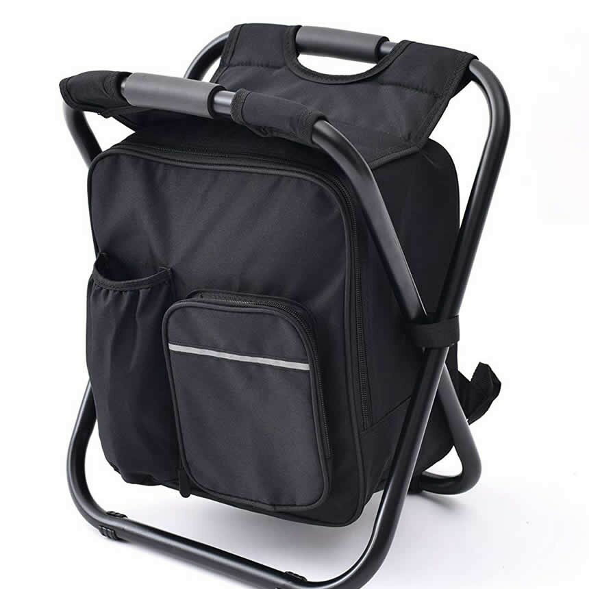 バックパックチェア グリーン 椅子付リュック アルミフレーム 折りたたみチェア 超軽量 耐荷重150kg 防水保温保冷 BACKUPC-GR通販格安セール情報 楽天 通販