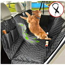 ペットドライブシート 犬 車 ドライブシート ペットシートカバー 犬 車 カーシート 超強防水 汚れ防止 丸洗い可 清潔簡単 飛び出し防止汎用版 全車種 後部座席 可視メッシュ窓 安全ベルト付き 汚れ防止 耐摩 滑り止め 簡単取り付け 折り畳み式 プレゼントギフト147*137cm