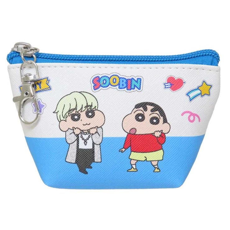 cinemacollection TOMORROW X TOGETHER クレヨンしんちゃん ミニポーチ イヤフォンポーチ SOOBIN ハセ プロ TXT K-POP アーティスト 小物入れ キャラク