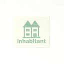 【5%OFFクーポン 9/11 1:59まで】SHIFFON inhabitant インハビタント Inhabitant logo sticker インハビタント ロゴ ステッカー おしゃれ 文房具