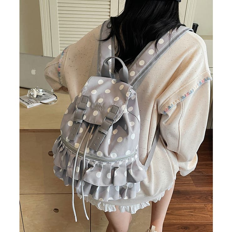 SUNSHINE CLOSET レディース フラップリュック 軽量大容量 ドロスト巾着風リュック女子高校生 可愛い修学旅行カバン 韓国風カジュアルa4鞄 バッグ・鞄 shoplistselect-10541607 SHOPLIST パッケージ画像