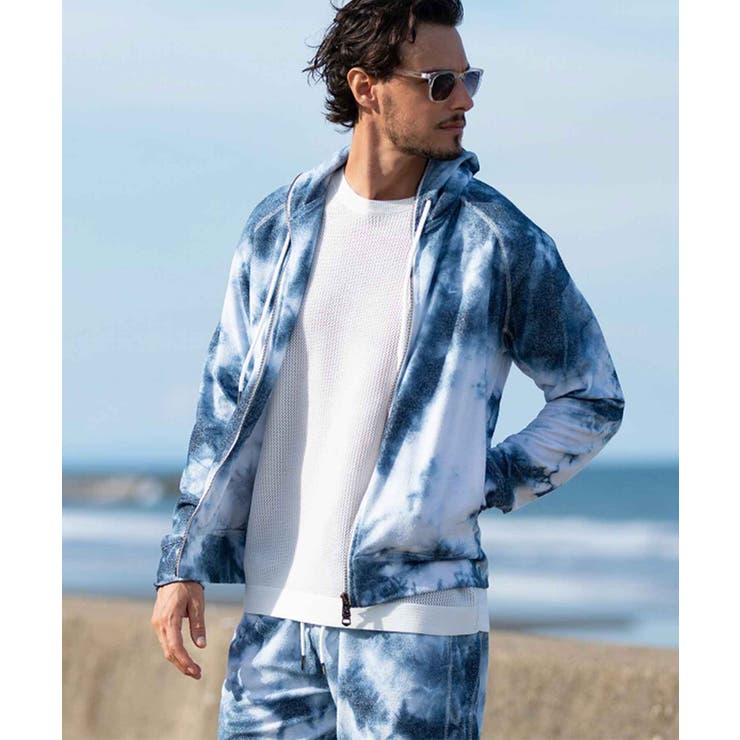 【10%OFFクーポン!11/27(木)1:59まで】SHIFFON 1PIU1UGUALE3 RELAX ウノピゥウノウグァーレトレ リラックス タイダイ柄 ...