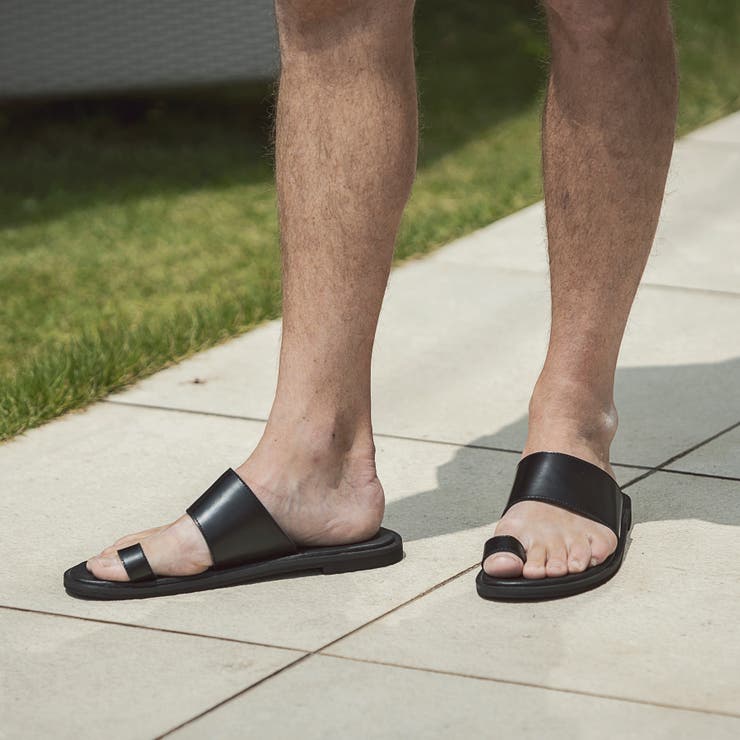 SHIFFON AKM Contemporary エイケイエムコンテンポラリー サムリングレザーサンダル シューズ 靴 夏 メンズ かっこいい おしゃれ ブランド シューズ・靴