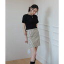 by muni:r バックポイントリボンラウンドネックTシャツ トップス