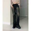 【8/11まで5%OFFクーポン】by muni:r ヴィンテージウォッシングブーツカットデニム/2023 FW COLLECTION パンツ・ズボン