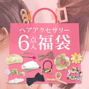 terracotta 福袋 2025 ヘアアクセサリー6点入り ハッピーバッグ シュシュ ヘアクリップ バンスクリップ バレッタ ヘアピン ヘアゴム リボン ヘ...