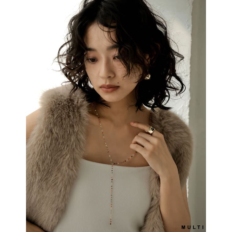 Re:EDIT [Accessory Collection]ビーズY字ネックレス アクセサリー shoplistselect-10543932 SHOPLIST サンプル画像3