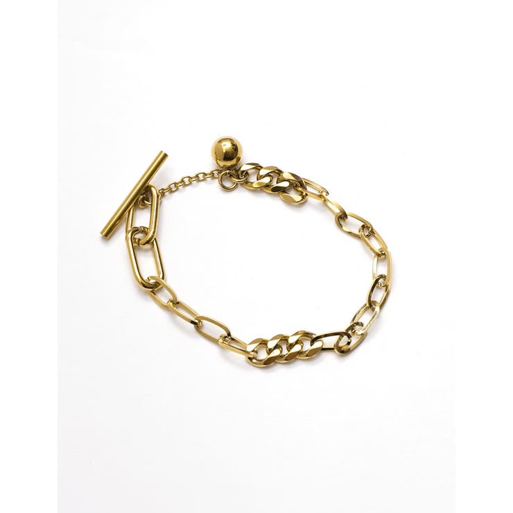 Re:EDIT サージカルステンレスミックスチェーンブレスレット アクセサリー shoplistselect-10545245 SHOPLIST サンプル画像2