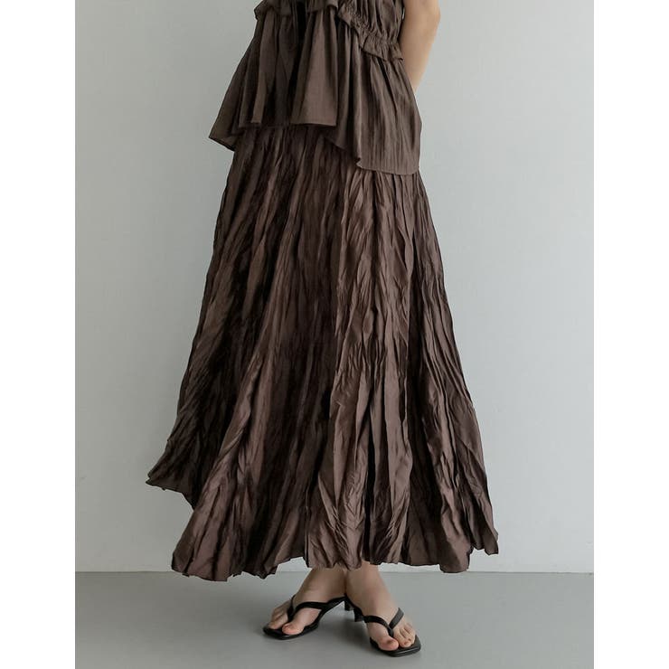 Re:EDIT [2026 SUMMER COLLECTION]ワッシャーロングスカート スカート shoplistselect-10545449 SHOPLIST サンプル画像3