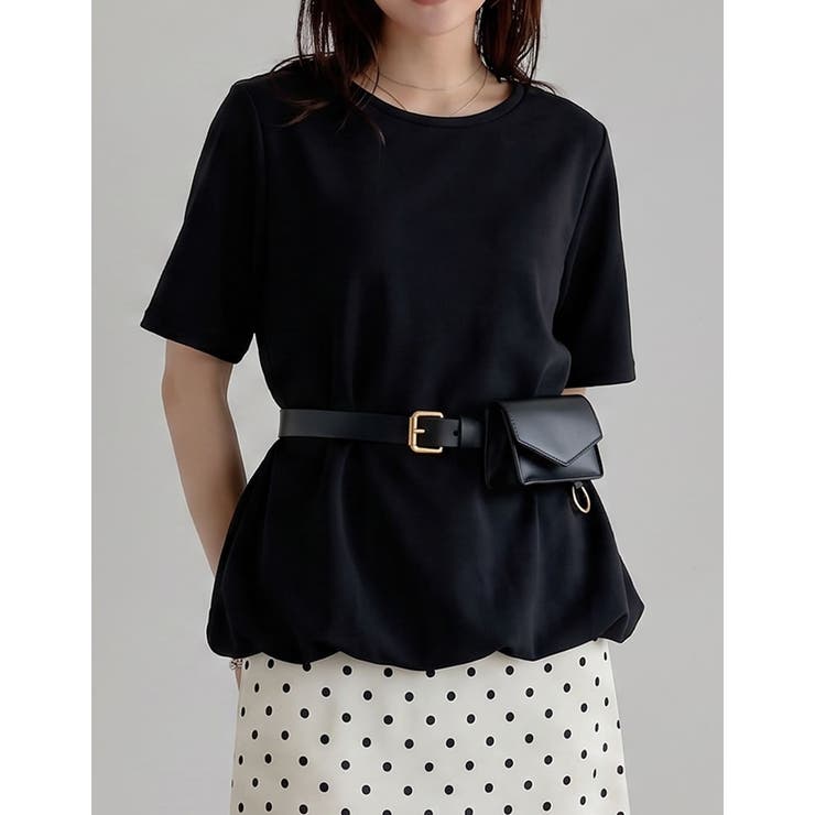 Re:EDIT [UVカット][接触冷感][シワになりにくい]マシュマロポンチ裾バルーントップス トップス shoplistselect-10545429 SHOPLIST サンプル画像3