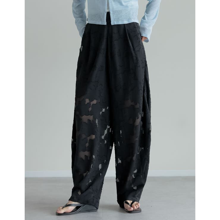 Re:EDIT [2026 SUMMER COLLECTION][低身長/高身長サイズ有]シアージャガードバレルレッグパンツ パンツ・ズボン shoplistselect-10545446 SHOPLIST サンプル画像3