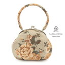 【10%OFFクーポン 9/9 23:59まで】SOUBIEN 卒業式 バッグ 袴 成人式 単品 振袖用 卒業式 袴用 ベージュ系 バラ 薔薇 カジュアル ハンドバッグ バッグ・鞄