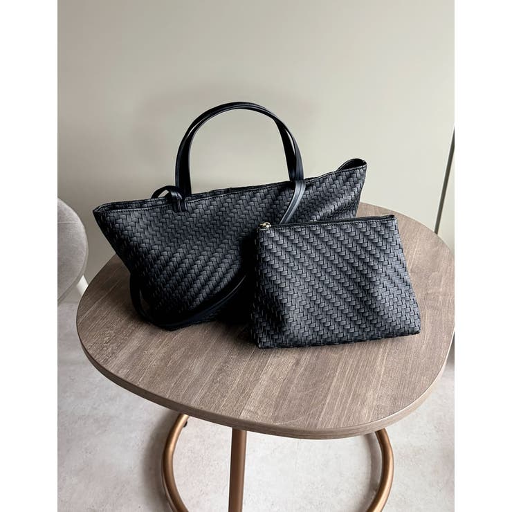 Re:EDIT ダブルストラップフェイクレザーショルダーバッグ バッグ・鞄 shoplistselect-10547713 SHOPLIST サンプル画像2