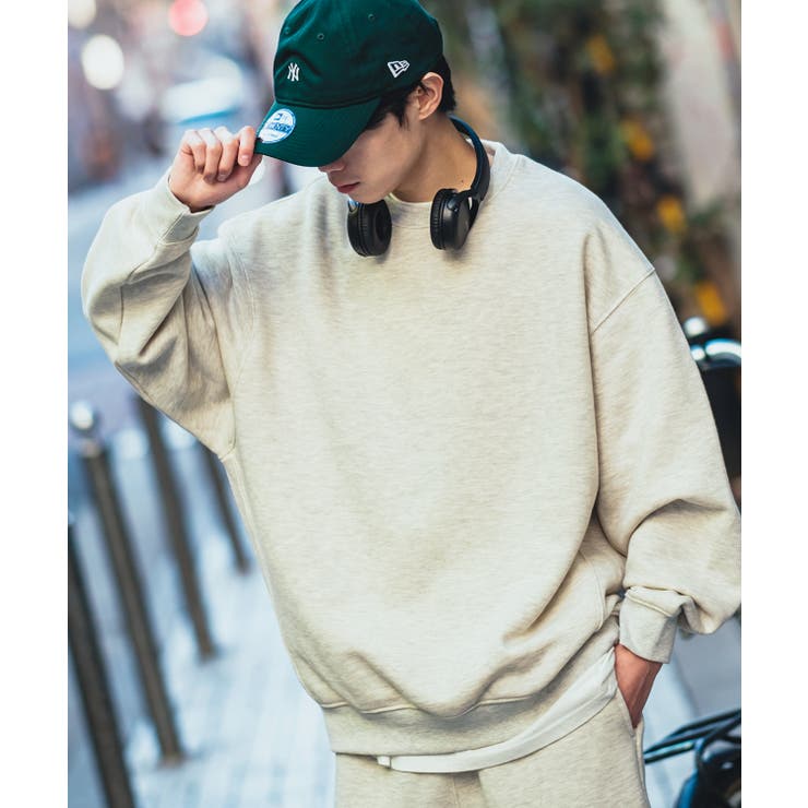 【10％OFFクーポン！1/16(金)1:59まで】improves トレーナー メンズ 13.4オンス ヘビーウエイト 裏起毛 クルーネック スウェット スエット オーバーサイズ シンプル 古着MIX スポーティー ストリート系 キレイめ 韓国ファッシ