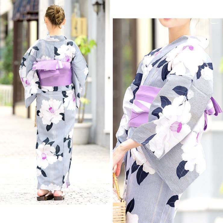 【10％OFFクーポン！7/11(土)1:59まで】SOUBIEN 浴衣　セット　レディース　レトロ...