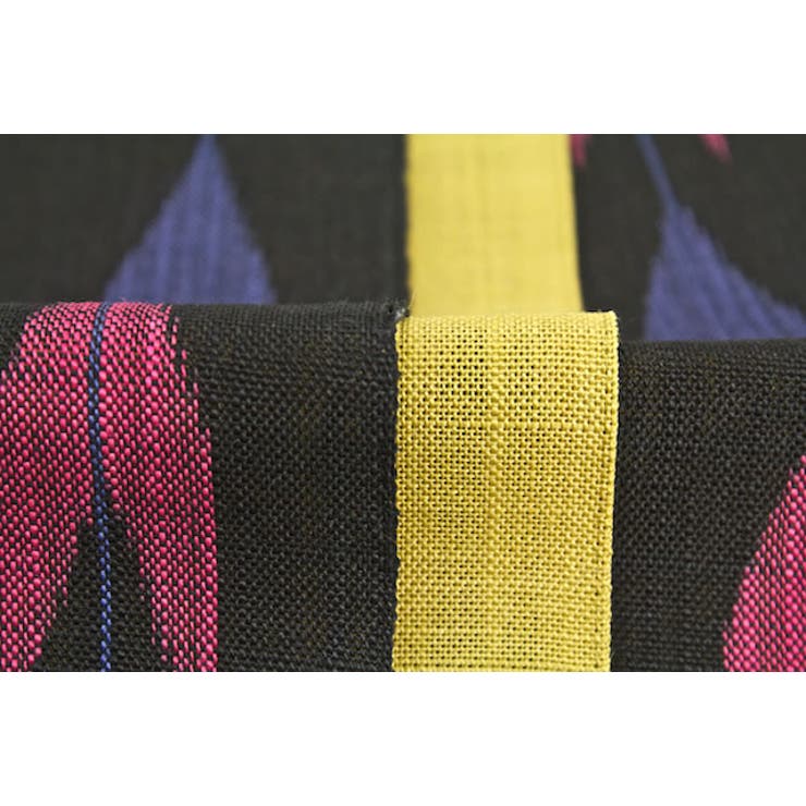 SOUBIEN 半幅帯　浴衣　小紋　夏着物　黒　黄色　ブランド　おび工房　矢羽根　伝統工芸士　本麻　半巾帯　細帯 浴衣・着物