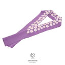 SOUBIEN 刺繍半衿 成人式 振袖 ふりそで 卒業式 袴 はかま 訪問着 着物用 桜 金糸 紫 和装 半襟 【日本製】 浴衣・着物