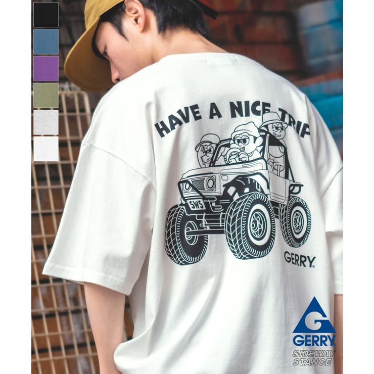 【10%OFFクーポン!11/27(木)1:59まで】improves 半袖Tシャツ メンズ GERRY×SIDEWAY STANCE ジェリー サイドウェイス...