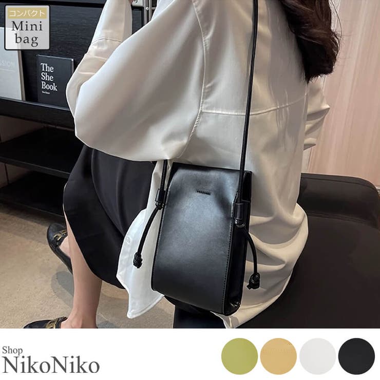 ShopNikoNiko 春新作 フェイクレザー スクエア ミニショルダーバッグ 鞄 バッグ ショルダーバッグ スマホバッグ スマホショルダー ミニバッグ 肩掛け 斜め掛け ポシェットバッグ レディース 韓国 プチプラ 流行り トレンド 人気 おすすめ