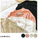 【8/11まで5%OFFクーポン】LOVERS 春新作 シースルースラブニットトップス ma トップス ニット レディース カットソー 透け 透けニット トップス