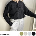 LOVERS 春新作 フロント レースアップ トップス トップス カットソー プルオーバー スウェット トレーナー Tシャツ ロンT スリットネック 長袖 編み上げ レディース 韓国 プチプラ 流行り トレンド 人気 おすすめ おしゃれ かわいい シンプ