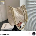 【5/16 1:59まで 5%OFFクーポン】LOVERS 春新作 巾着型 キルティング ショルダーバッグ 鞄 バッグ アーガイル ボールチェーン ミニ ハンド...