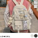 【マラソン期間中 5%OFFクーポン】LOVERS 春新作 大容量 クリアポケット付き 推し活 リュックサック 韓国ファッション 通勤 通学 学生 遠足 旅行 オタ活 痛バッグ 痛リュック バッグ リュック バックパック レディース 韓国 Y2Kファッシ