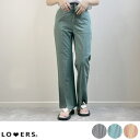 【8/11まで5%OFFクーポン】LOVERS 春新作 チェック柄 フレアパンツ ボトムス パンツ ズボン セミフレアパンツ スリットパンツ チェックパンツ チェック かわいい おしゃれ トレンド 韓国 レディース パンツ・ズボン