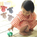 kimonocafe 子供 甚平 4色 80cm 90cm 100cm オリジナル ガーゼ 刺繍 甚平 女の子 男の子 キッズ 浴衣・着物