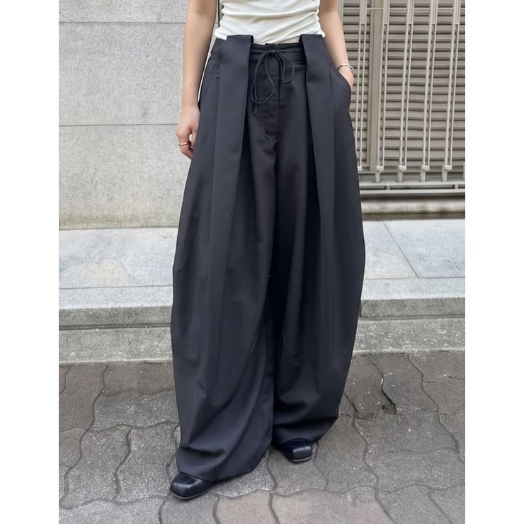 Re:EDIT タックベルトループコクーンワイドパンツ パンツ・ズボン shoplistselect-10554833 SHOPLIST サンプル画像2