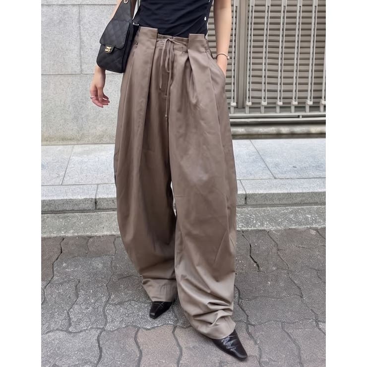 Re:EDIT タックベルトループコクーンワイドパンツ パンツ・ズボン shoplistselect-10554833 SHOPLIST サンプル画像3